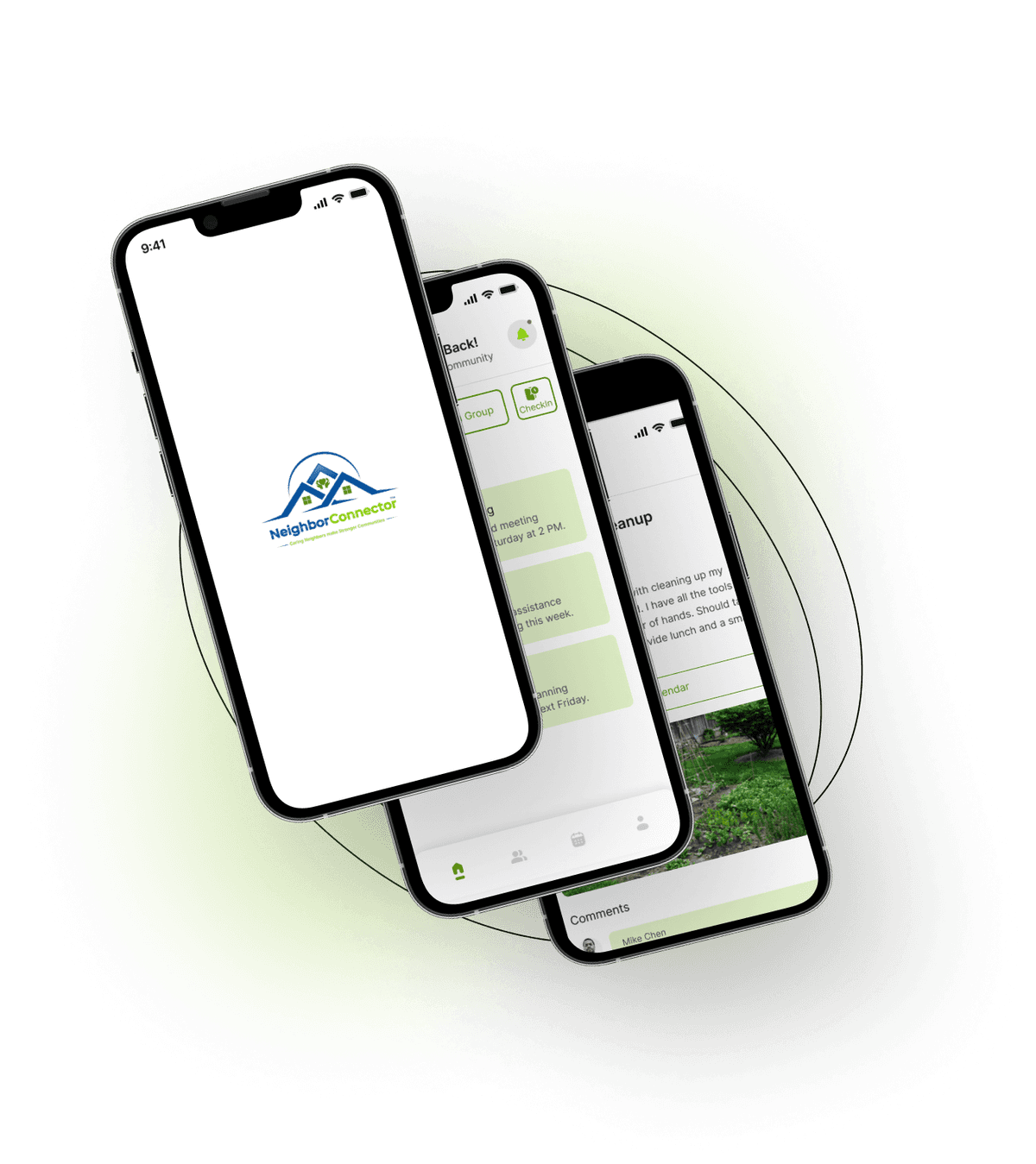 NeighborConnector App Mockups