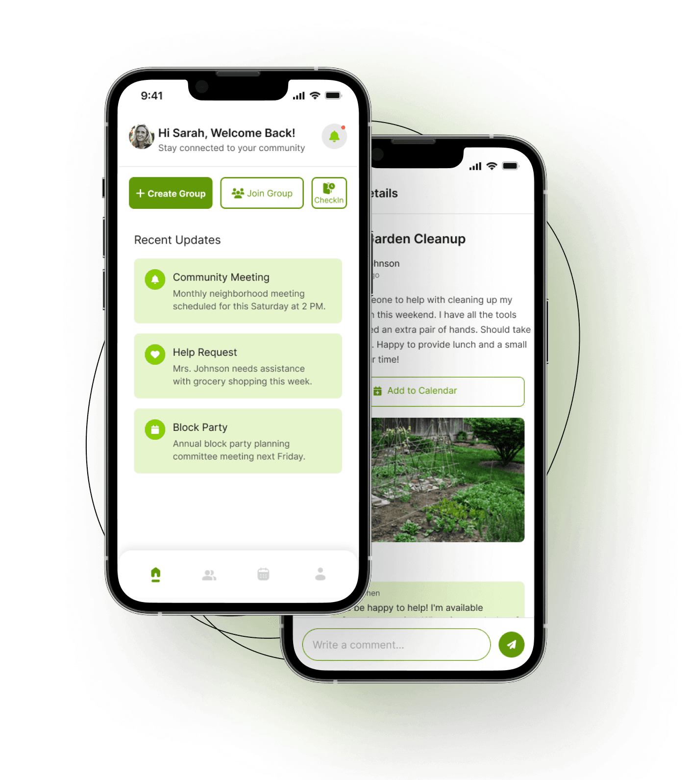 How it works - NeighborConnector mockups